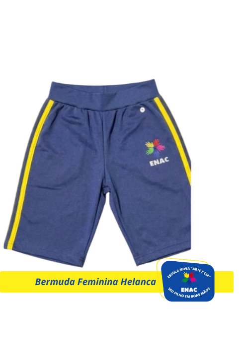 BERMUDA FEMININA EM HELANCA