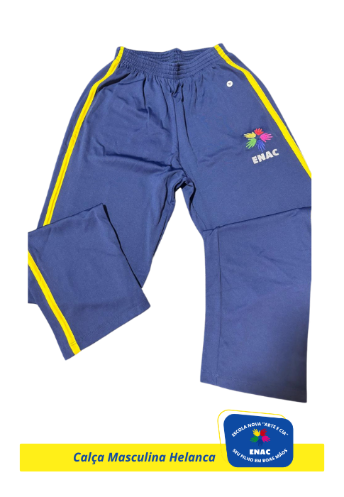 CALÇA MASCULINA EM HELANCA